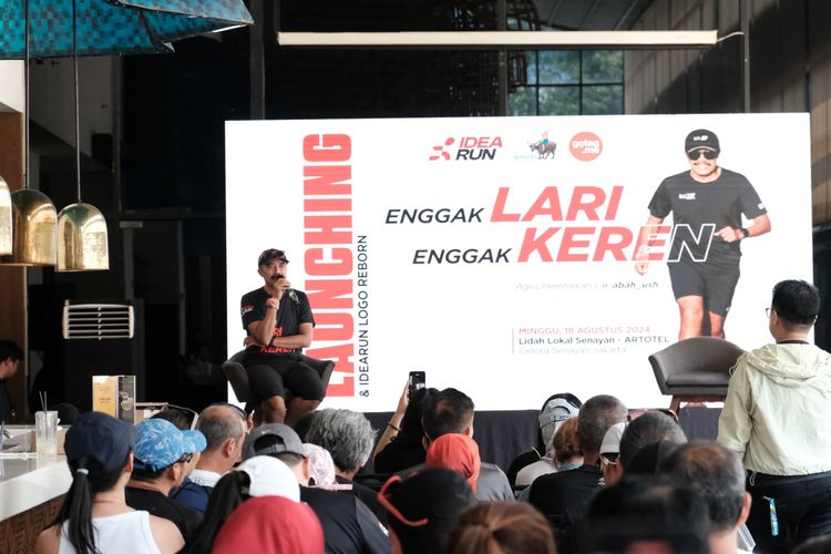 Race photo from Soft Launching Buku "Enggak Lari, Enggak Keren" & IdeaRun