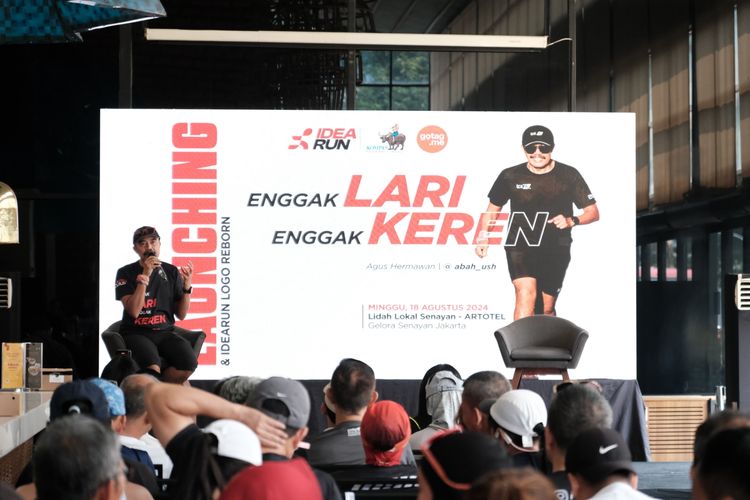 Race photo from Soft Launching Buku "Enggak Lari, Enggak Keren" & IdeaRun
