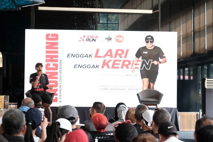 Race photo from Soft Launching Buku "Enggak Lari, Enggak Keren" & IdeaRun