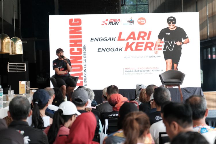 Race photo from Soft Launching Buku "Enggak Lari, Enggak Keren" & IdeaRun
