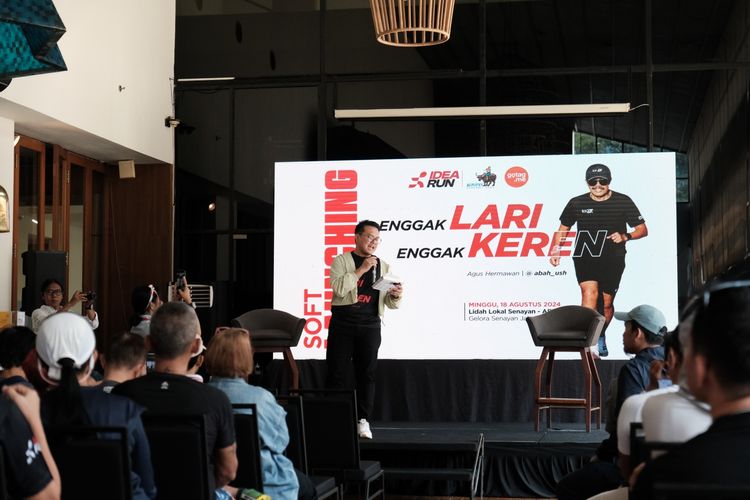 Race photo from Soft Launching Buku "Enggak Lari, Enggak Keren" & IdeaRun