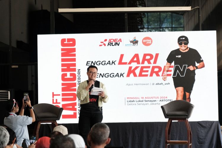 Race photo from Soft Launching Buku "Enggak Lari, Enggak Keren" & IdeaRun