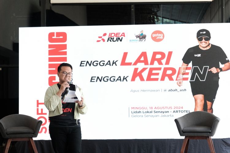 Race photo from Soft Launching Buku "Enggak Lari, Enggak Keren" & IdeaRun