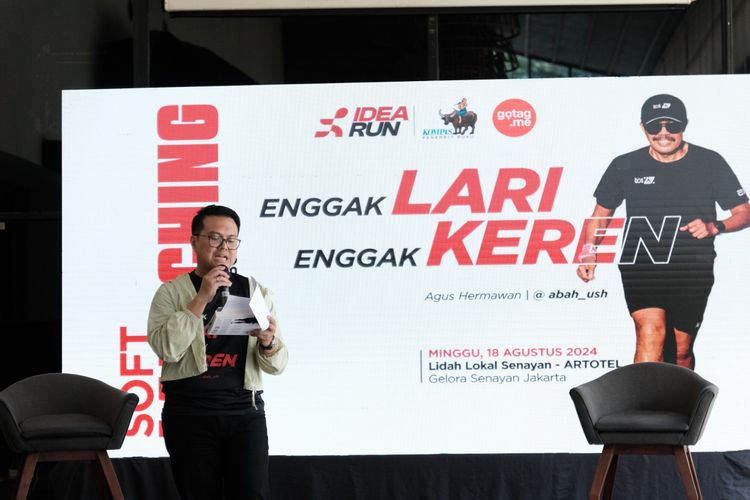 Race photo from Soft Launching Buku "Enggak Lari, Enggak Keren" & IdeaRun