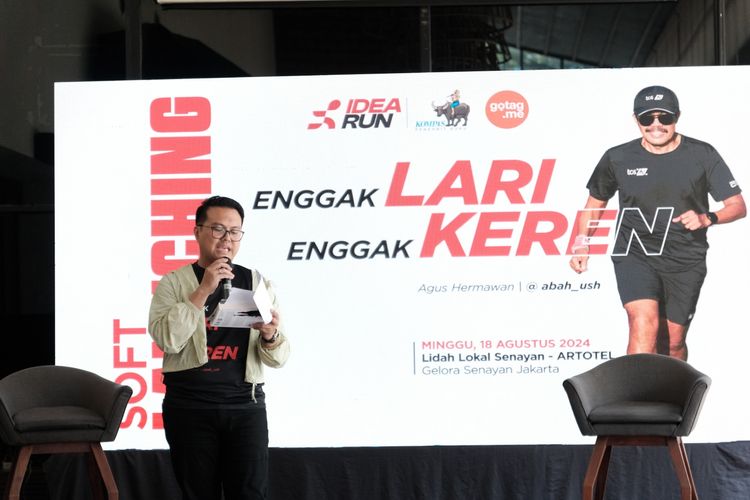 Race photo from Soft Launching Buku "Enggak Lari, Enggak Keren" & IdeaRun