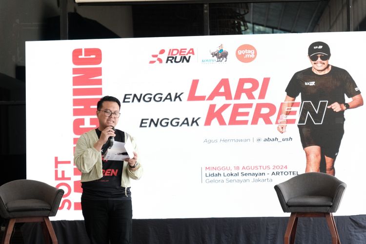 Race photo from Soft Launching Buku "Enggak Lari, Enggak Keren" & IdeaRun