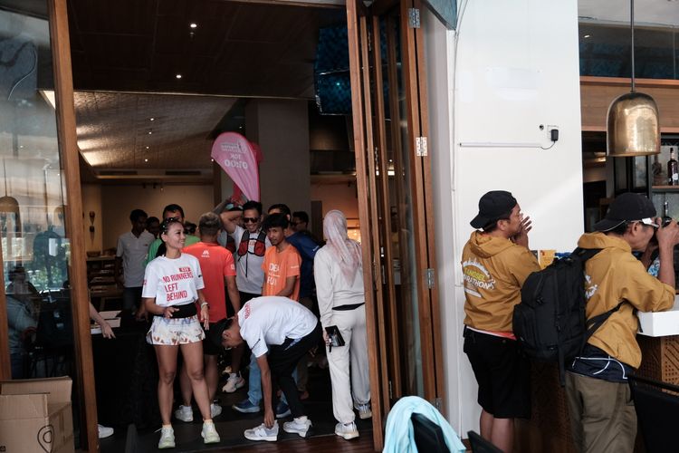 Race photo from Soft Launching Buku "Enggak Lari, Enggak Keren" & IdeaRun