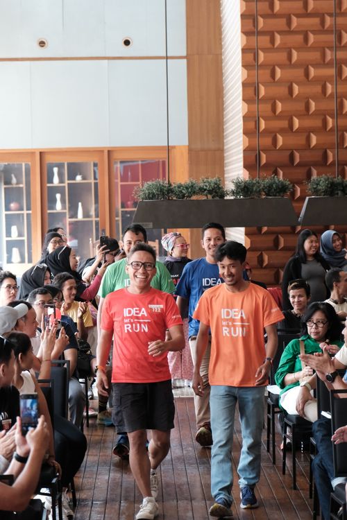 Race photo from Soft Launching Buku "Enggak Lari, Enggak Keren" & IdeaRun