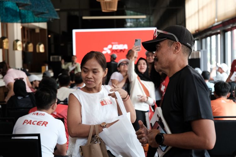 Race photo from Soft Launching Buku "Enggak Lari, Enggak Keren" & IdeaRun