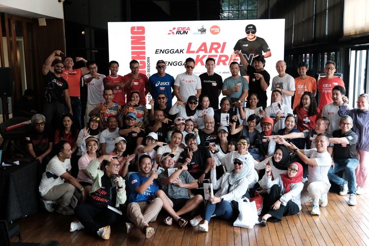 Race photo from Soft Launching Buku "Enggak Lari, Enggak Keren" & IdeaRun