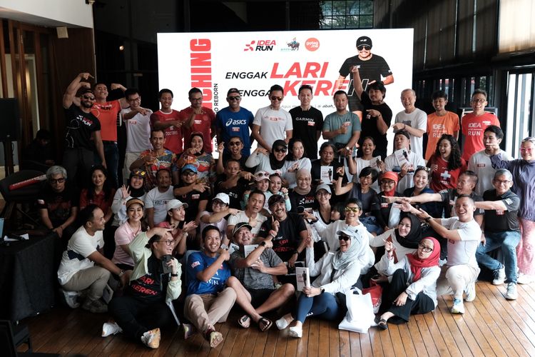 Race photo from Soft Launching Buku "Enggak Lari, Enggak Keren" & IdeaRun
