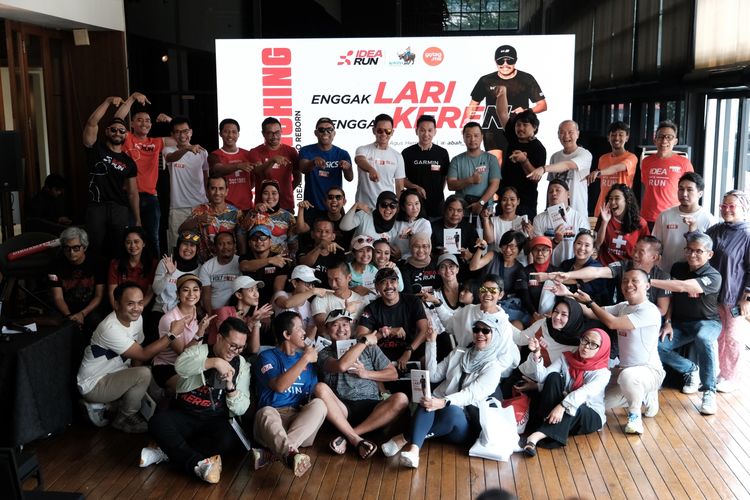 Race photo from Soft Launching Buku "Enggak Lari, Enggak Keren" & IdeaRun