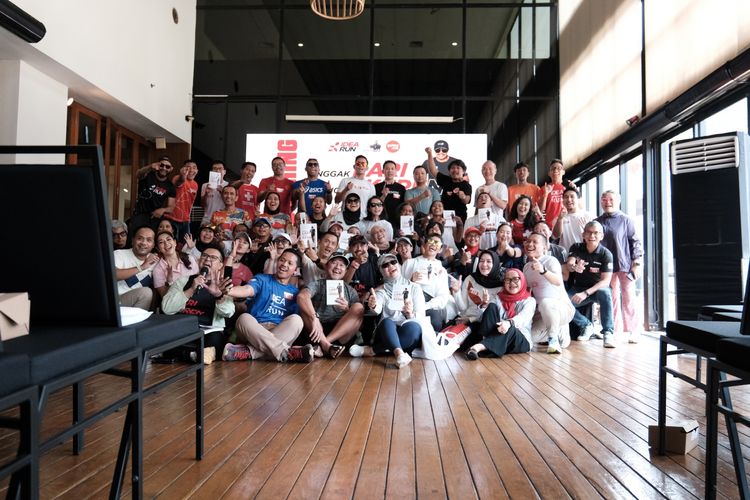 Race photo from Soft Launching Buku "Enggak Lari, Enggak Keren" & IdeaRun