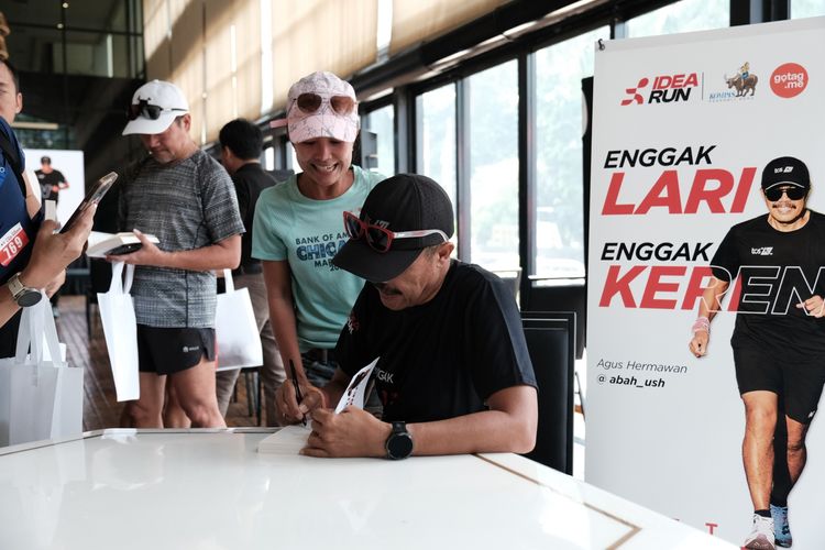 Race photo from Soft Launching Buku "Enggak Lari, Enggak Keren" & IdeaRun