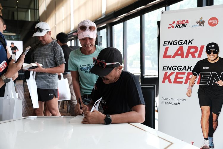 Race photo from Soft Launching Buku "Enggak Lari, Enggak Keren" & IdeaRun