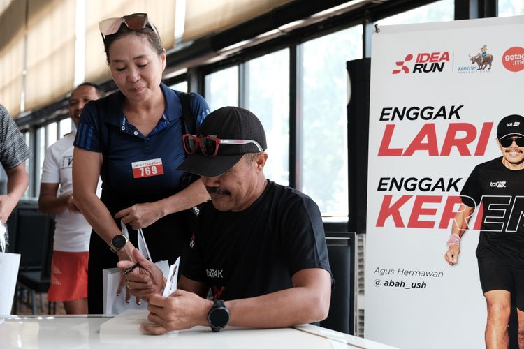 Race photo from Soft Launching Buku "Enggak Lari, Enggak Keren" & IdeaRun