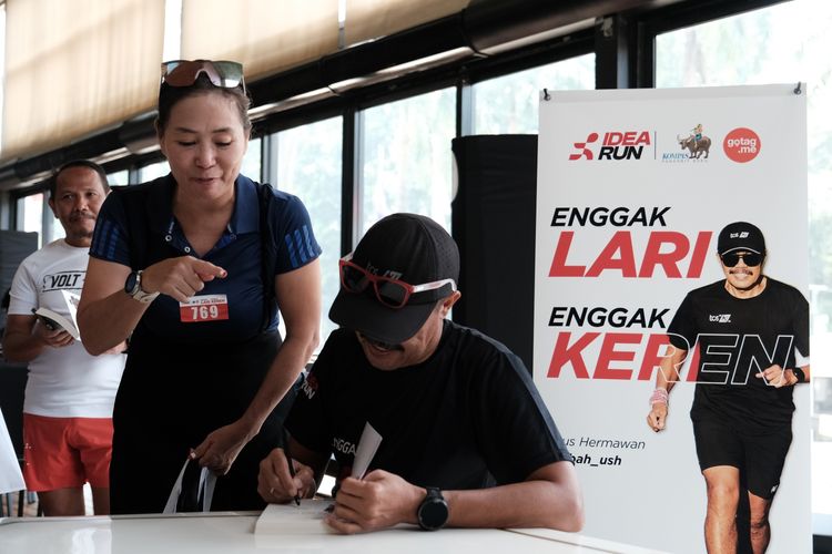 Race photo from Soft Launching Buku "Enggak Lari, Enggak Keren" & IdeaRun