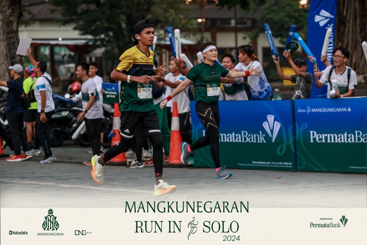 Race photo from Mangkunegaran Run 2024