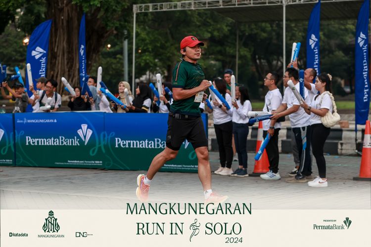 Race photo from Mangkunegaran Run 2024