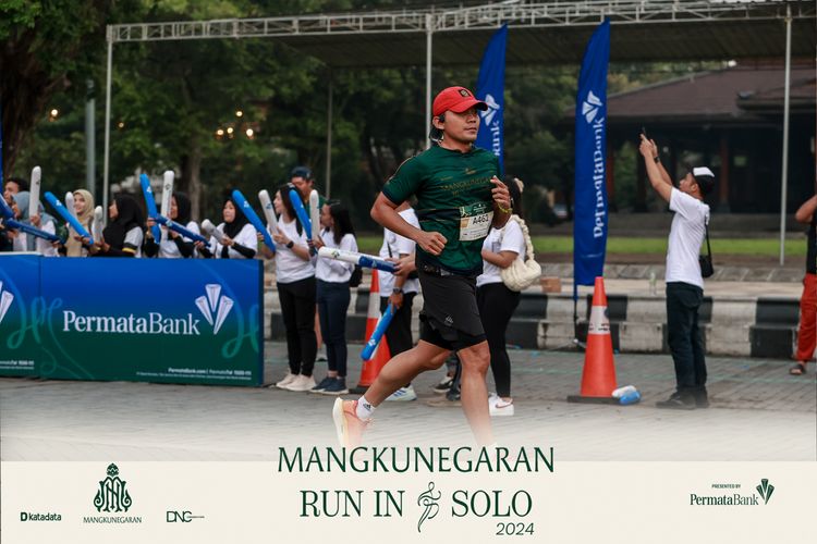 Race photo from Mangkunegaran Run 2024
