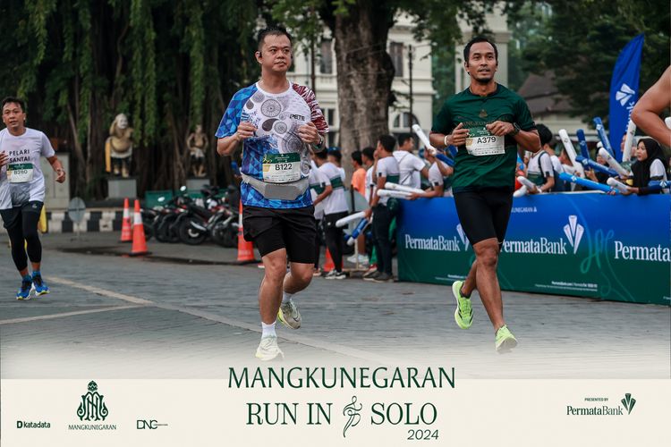 Race photo from Mangkunegaran Run 2024