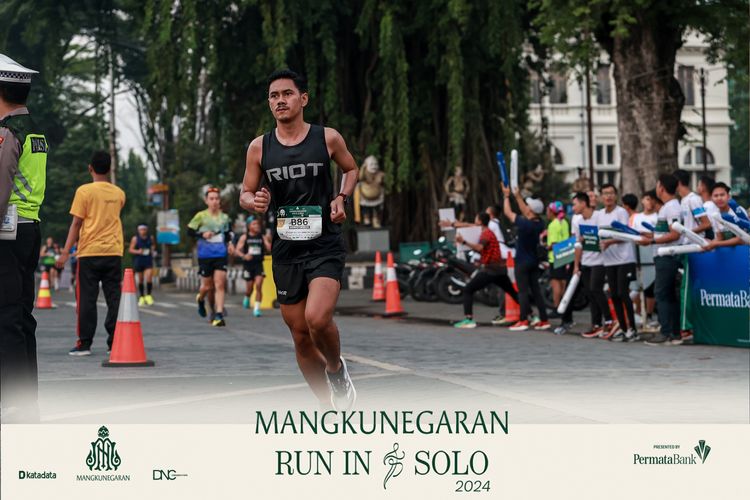 Race photo from Mangkunegaran Run 2024