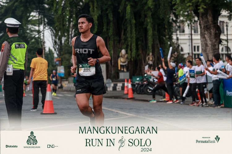 Race photo from Mangkunegaran Run 2024