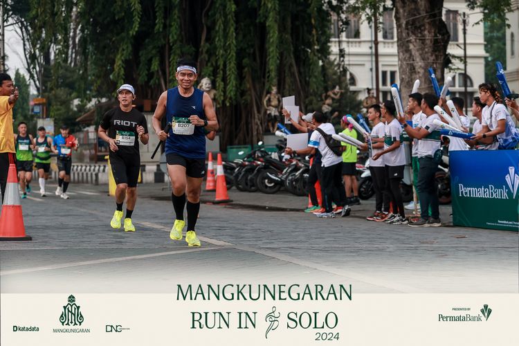 Race photo from Mangkunegaran Run 2024
