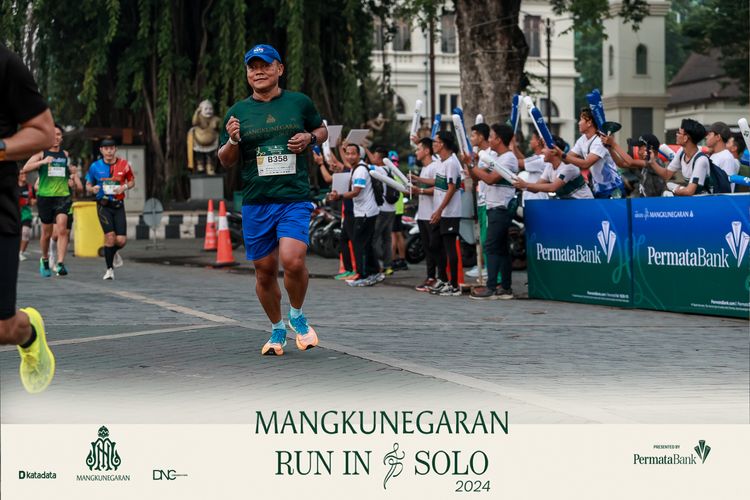 Race photo from Mangkunegaran Run 2024