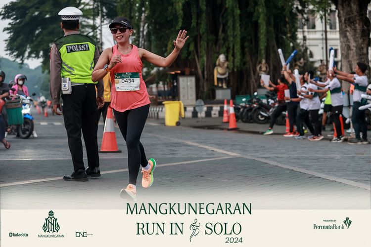 Race photo from Mangkunegaran Run 2024