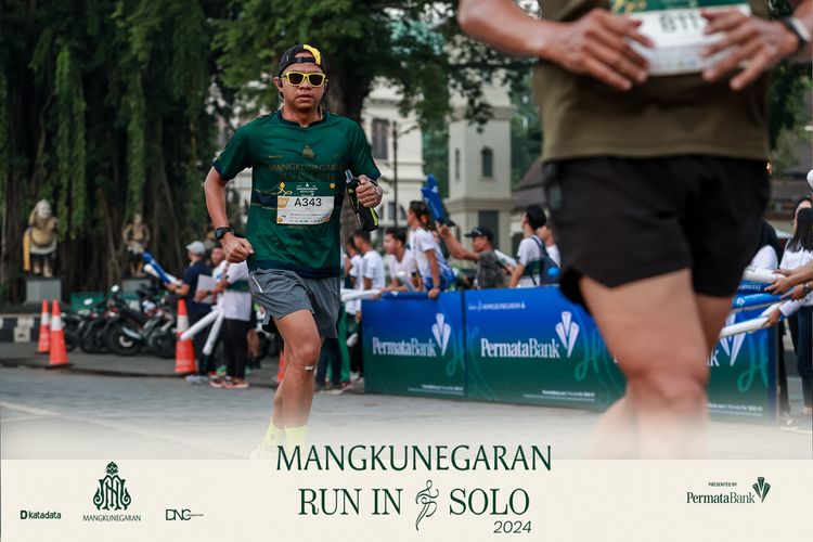 Race photo from Mangkunegaran Run 2024