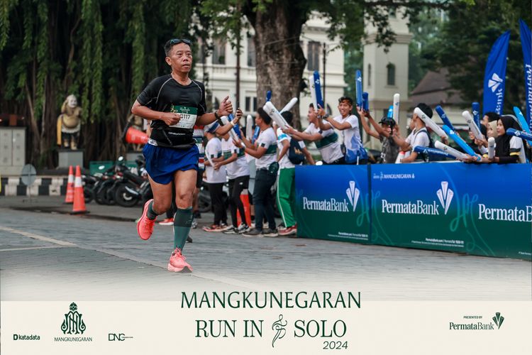 Race photo from Mangkunegaran Run 2024