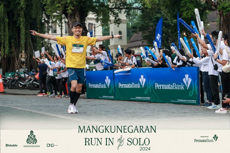 Race photo from Mangkunegaran Run 2024