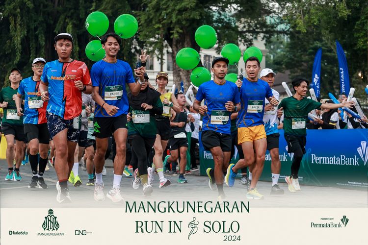 Race photo from Mangkunegaran Run 2024