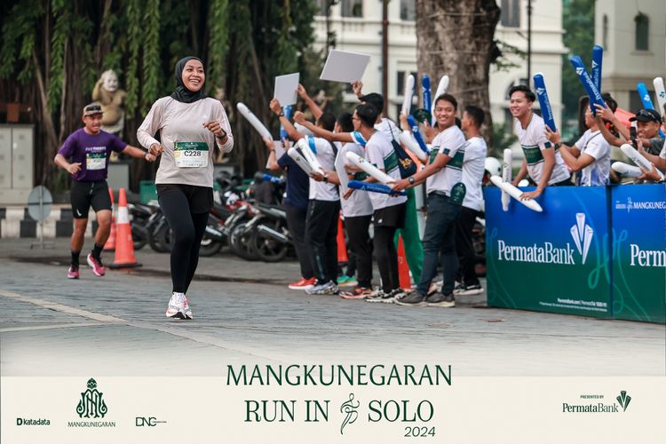 Race photo from Mangkunegaran Run 2024