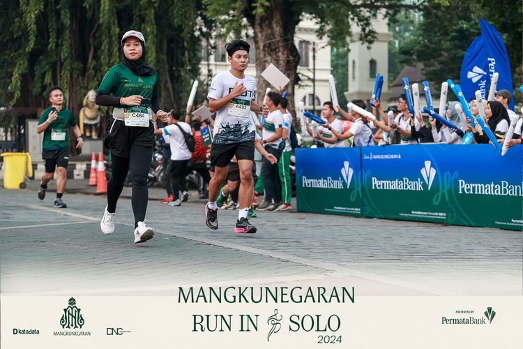 Race photo from Mangkunegaran Run 2024