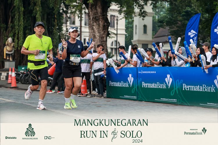 Race photo from Mangkunegaran Run 2024
