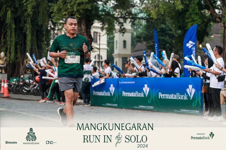 Race photo from Mangkunegaran Run 2024