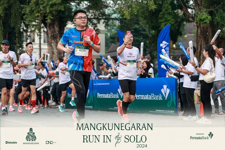 Race photo from Mangkunegaran Run 2024