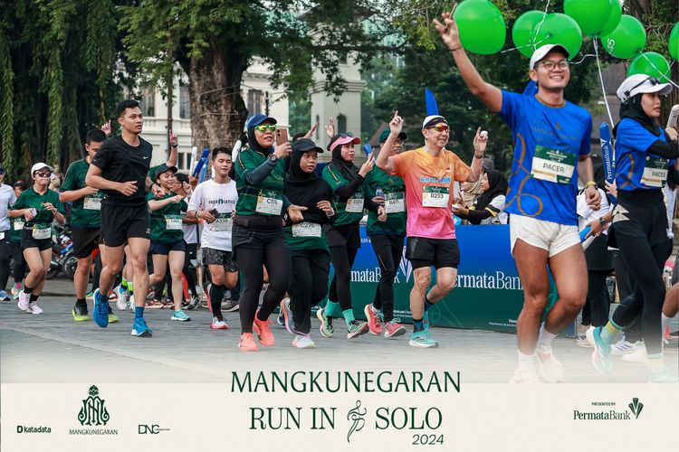 Race photo from Mangkunegaran Run 2024