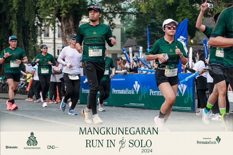 Race photo from Mangkunegaran Run 2024
