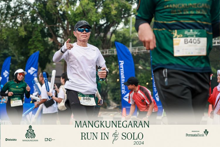 Race photo from Mangkunegaran Run 2024
