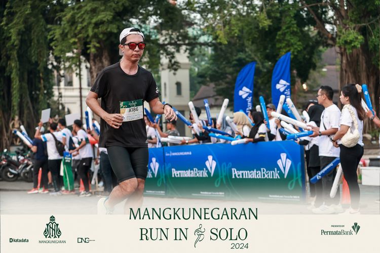 Race photo from Mangkunegaran Run 2024