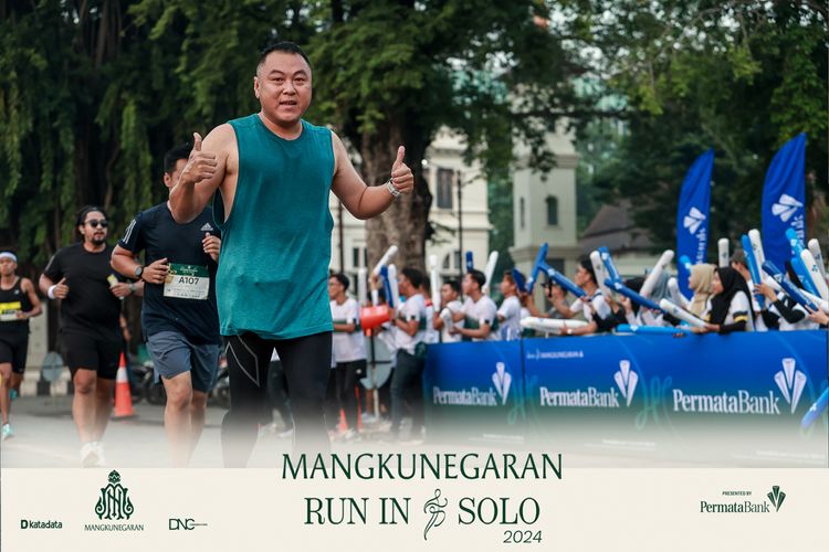 Race photo from Mangkunegaran Run 2024