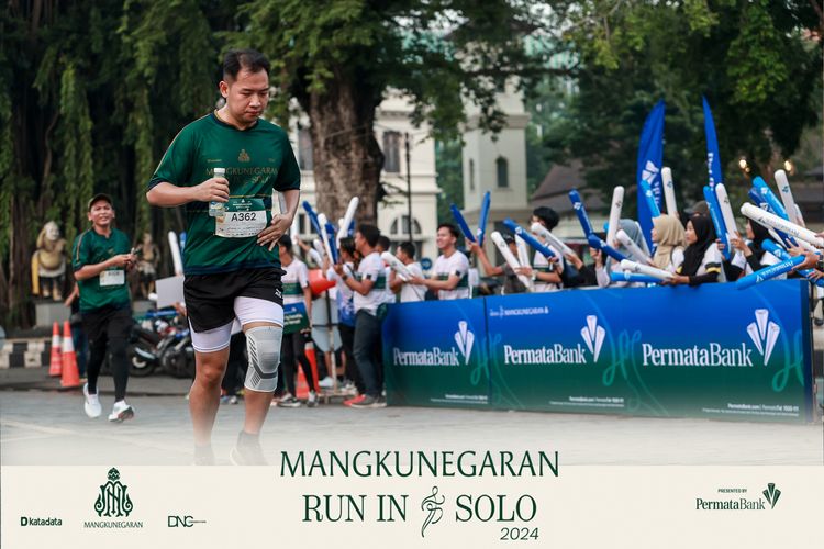 Race photo from Mangkunegaran Run 2024