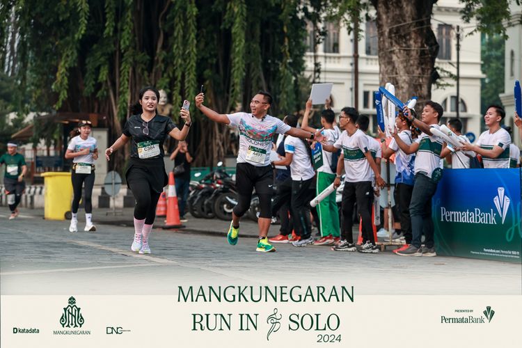 Race photo from Mangkunegaran Run 2024