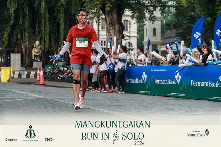 Race photo from Mangkunegaran Run 2024