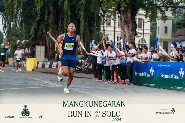Race photo from Mangkunegaran Run 2024