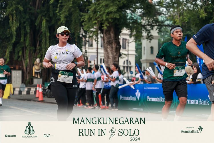 Race photo from Mangkunegaran Run 2024