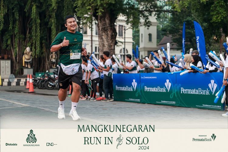 Race photo from Mangkunegaran Run 2024